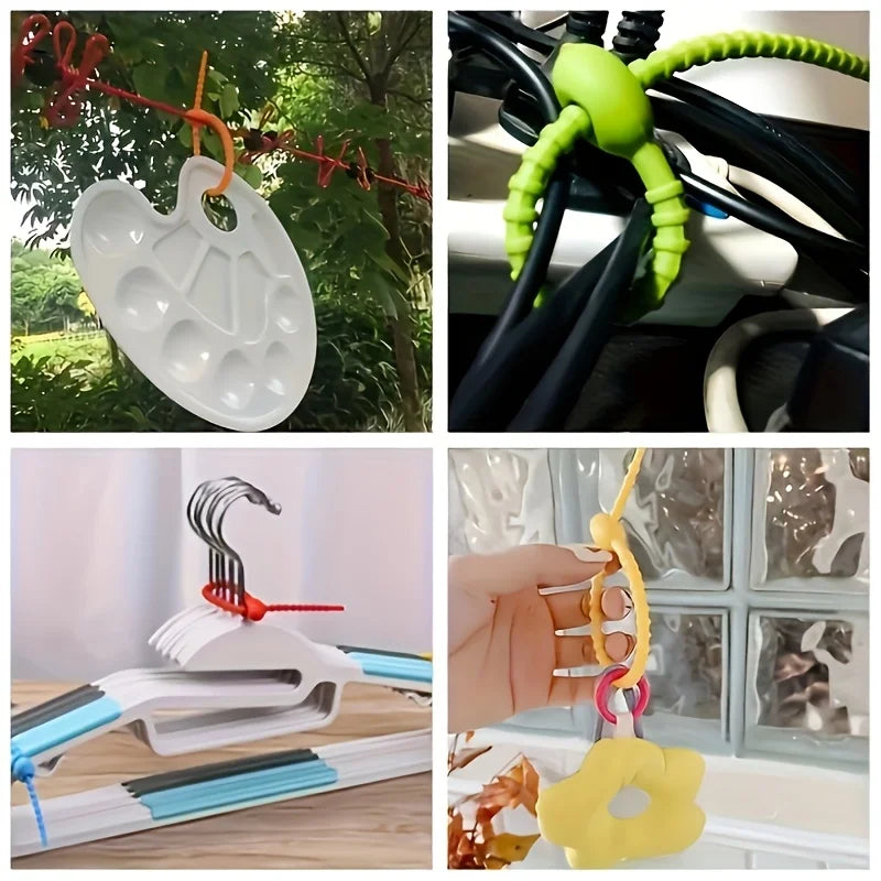 LUXE LINE Silicone Reusable Cable Organizer & Storage Bag