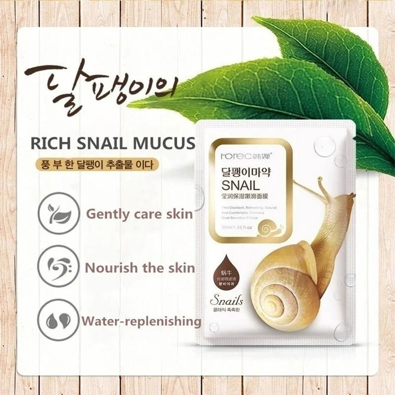 Snail Anti-Wrinkle Moisturizing Sheet Mask