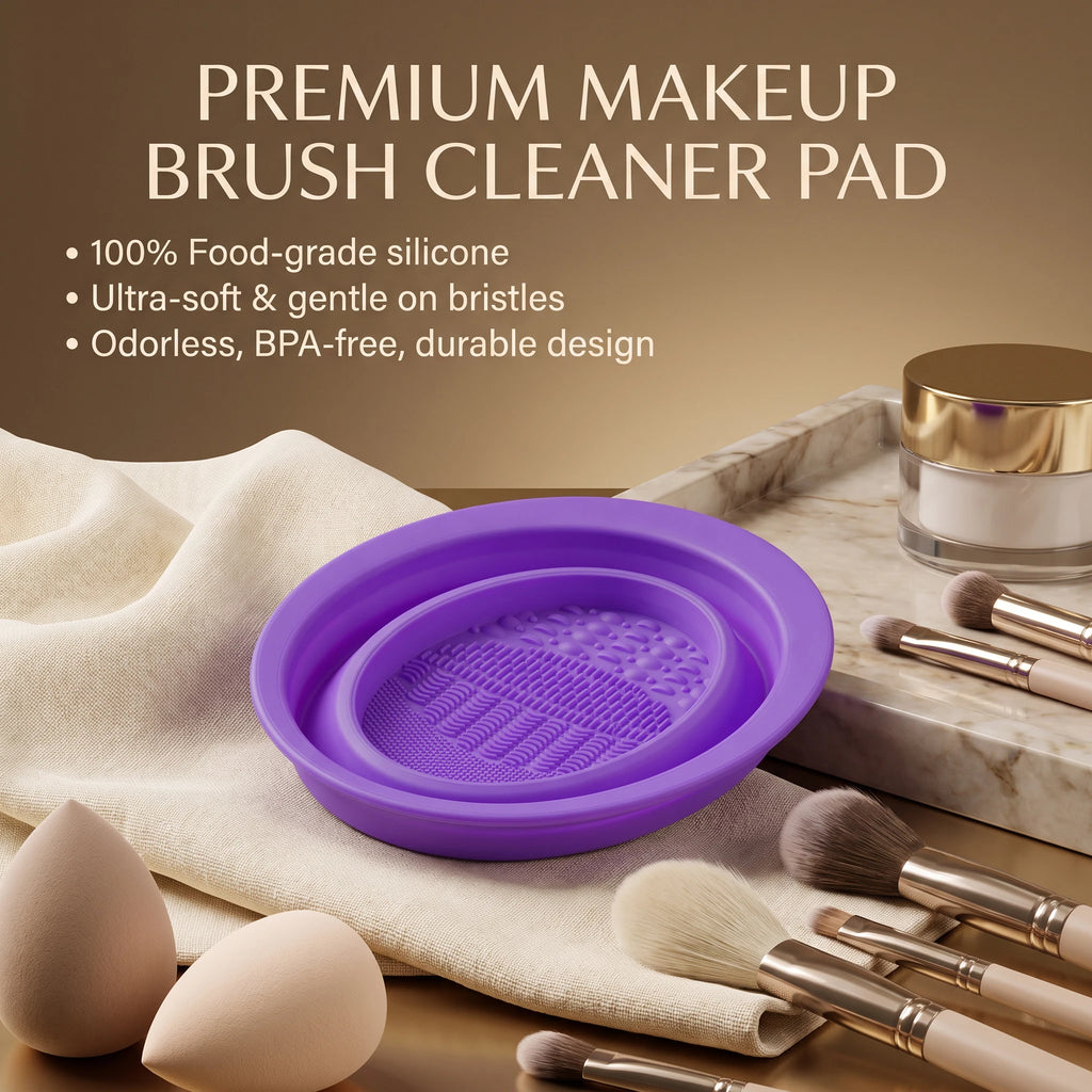 LUXE LINE Silicone Makeup Brush Cleaning Mat