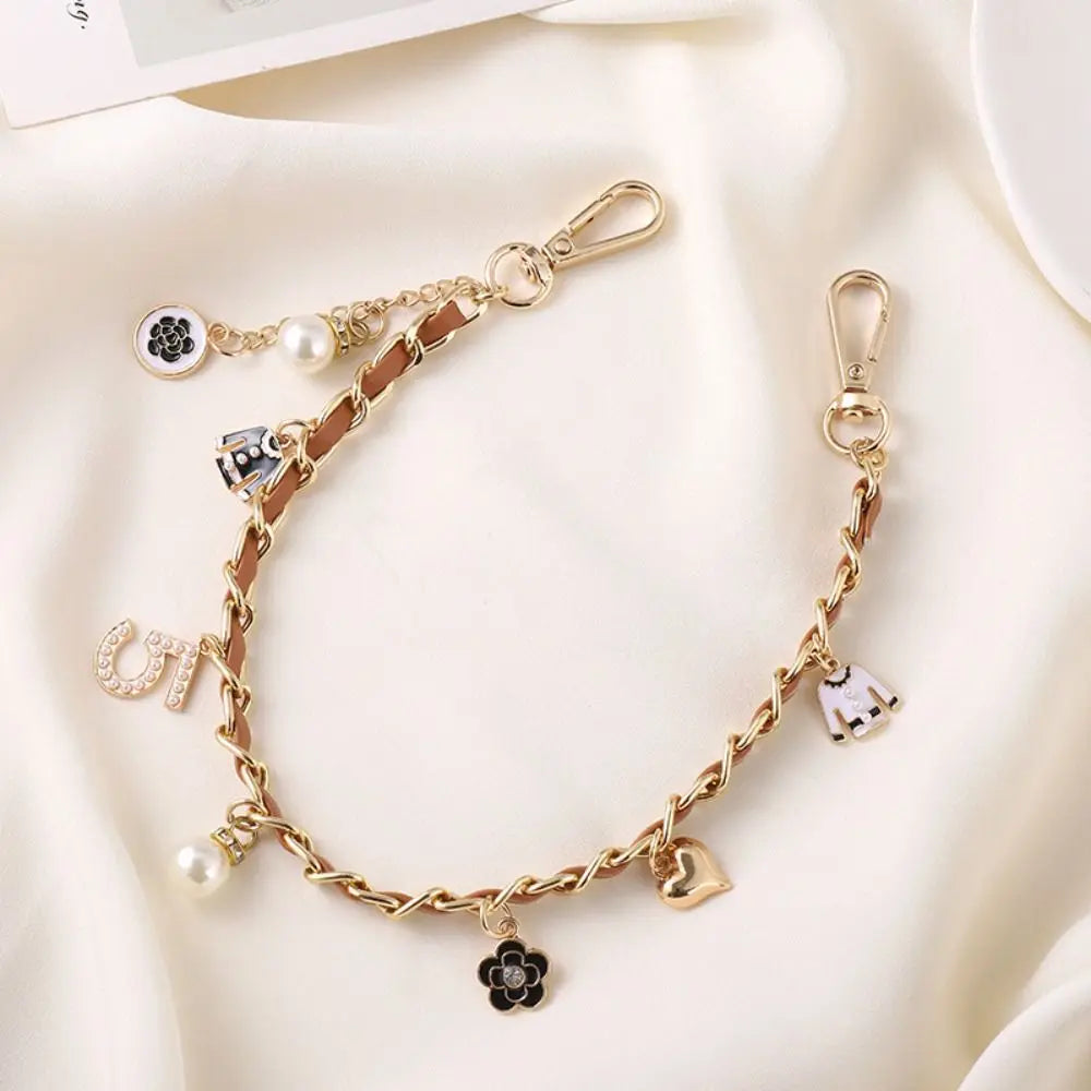 LUXE LINE Colorful Leather Phone Charm & Wrist Lanyard