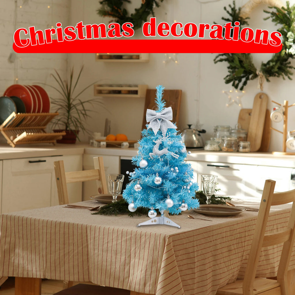 45cm Blue Glowing Mini Christmas Tree