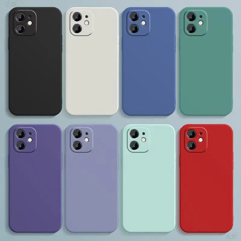 LUXE LINE Candy Color Silicone iPhone Case