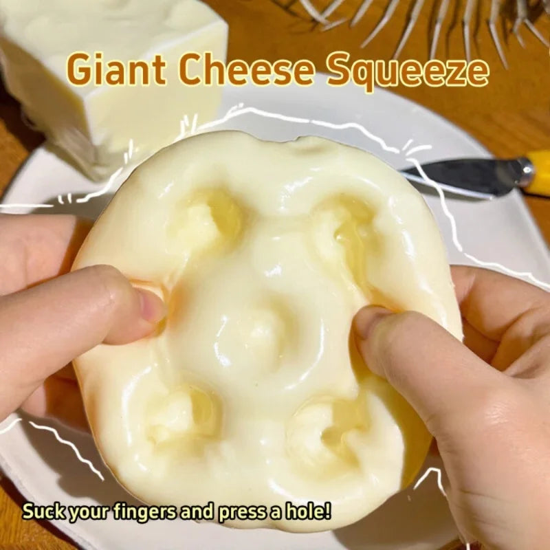 Taba Cheese Cube Squishy Stress Ball