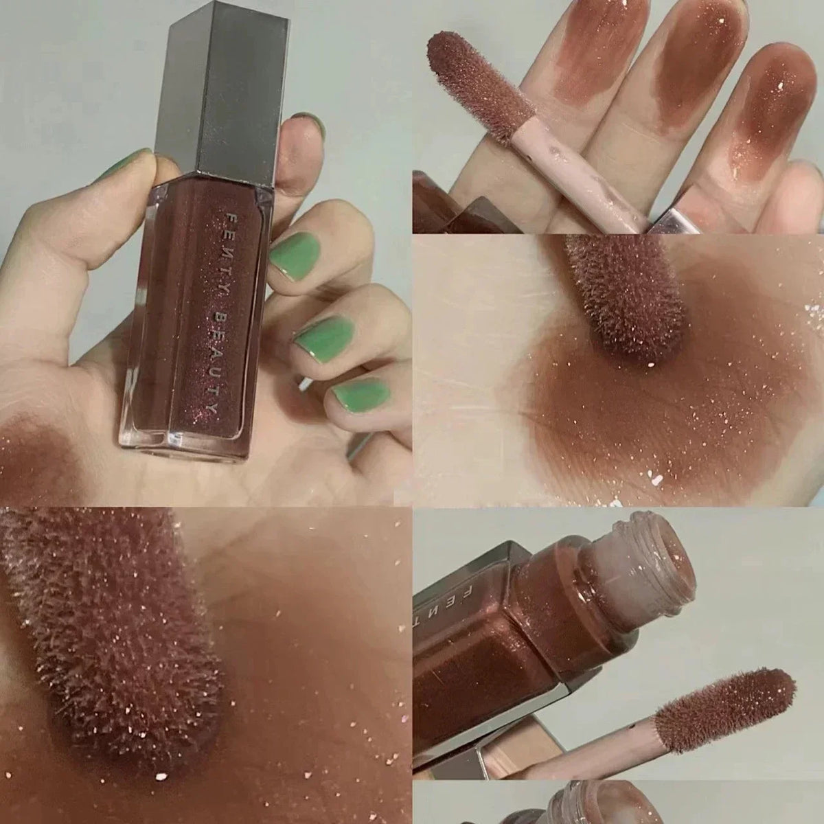 LUXE LINE Fenty Beauty Multicolored Lip Gloss & Contour Makeup Set