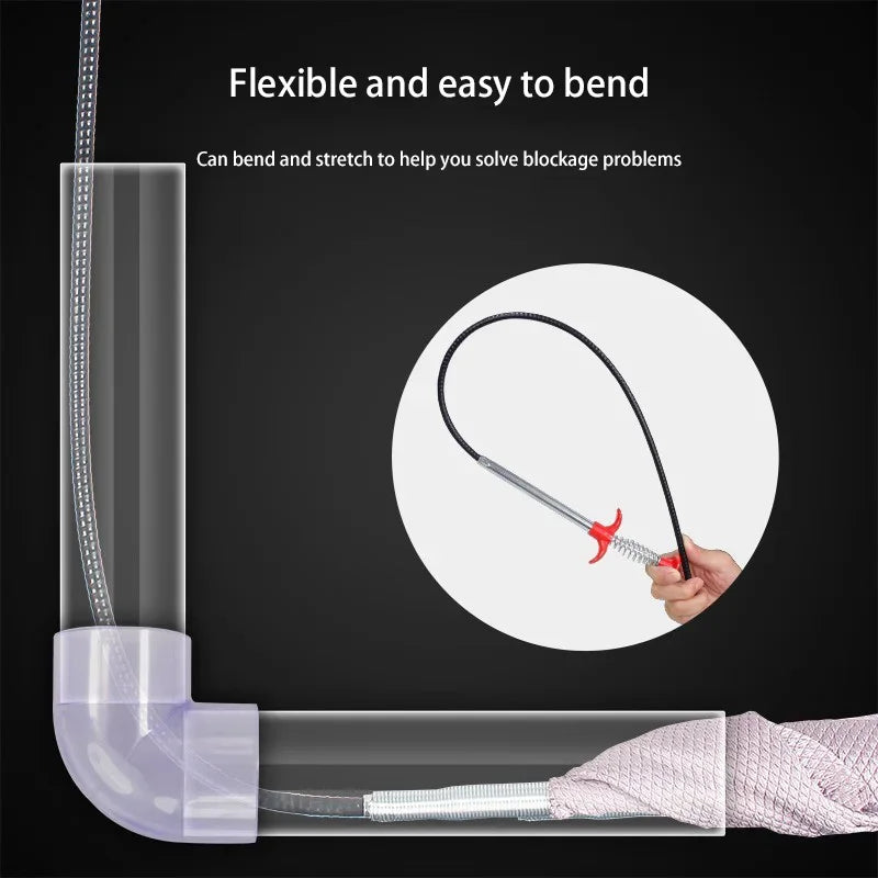 LUXE LINE Drain Snake & Pipe Dredging Tool 60cm