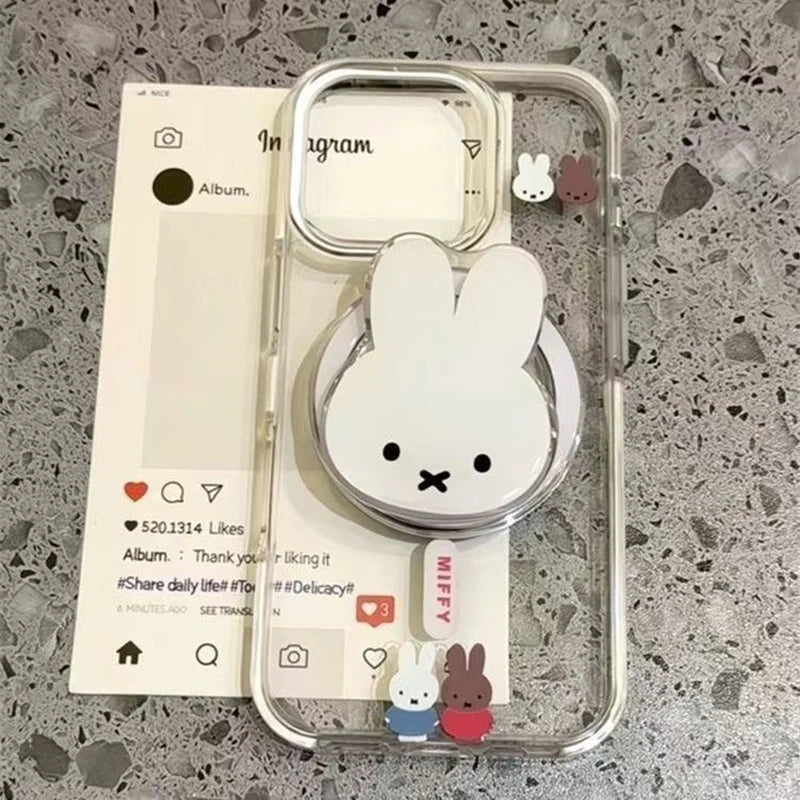 LUXE LINE Kawaii Miffy Rabbit Magnetic Phone Stand