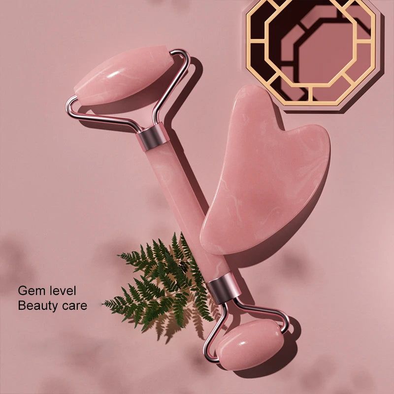 LUXE LINE Facial Roller & Gua Sha Massage Tool