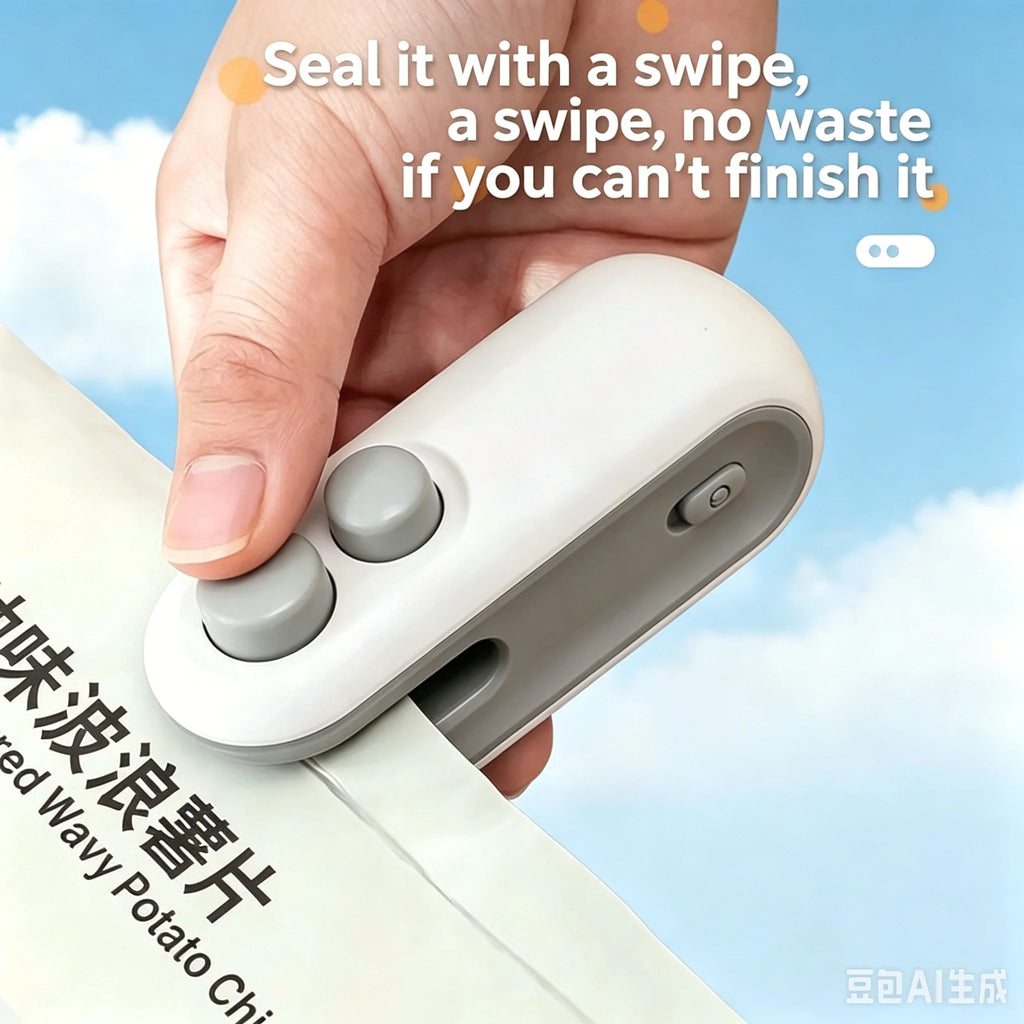 LUXE LINE 2-in-1 Mini Bag Sealer & Cutter