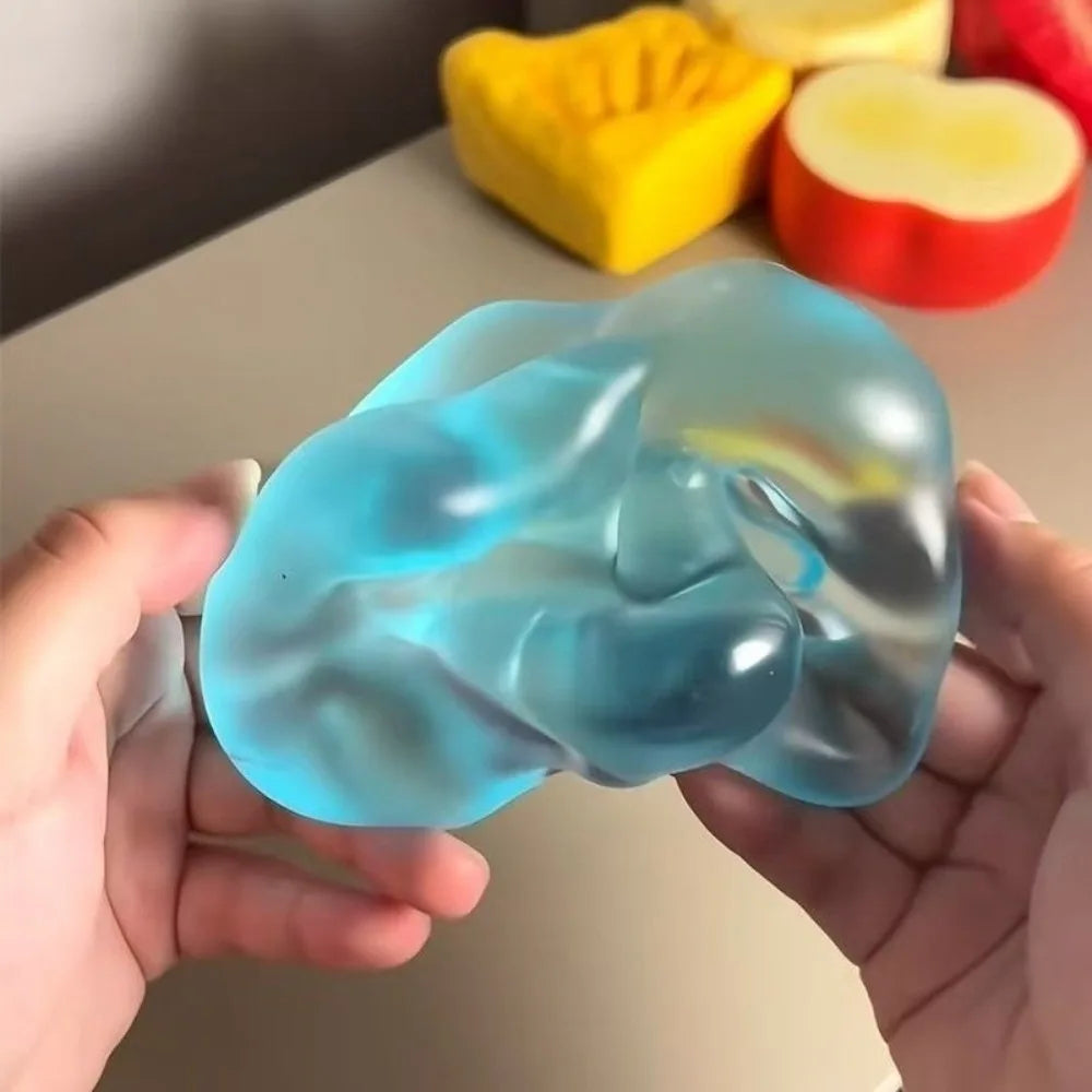 Blue Transparent Squishy Toys