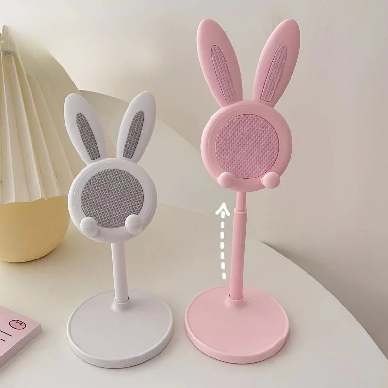 LUXE LINE Cute Rabbit Adjustable Desktop Phone Stand