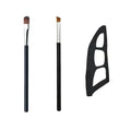LUXE LINE 3-Piece Eye Makeup Kit - Eyeshadow Brushes & Molds, Quick Templates for Beginners