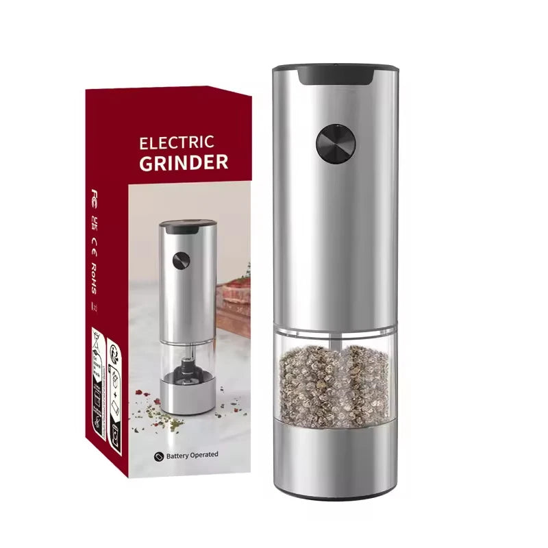 Electric Salt & Pepper Grinder Set with LED