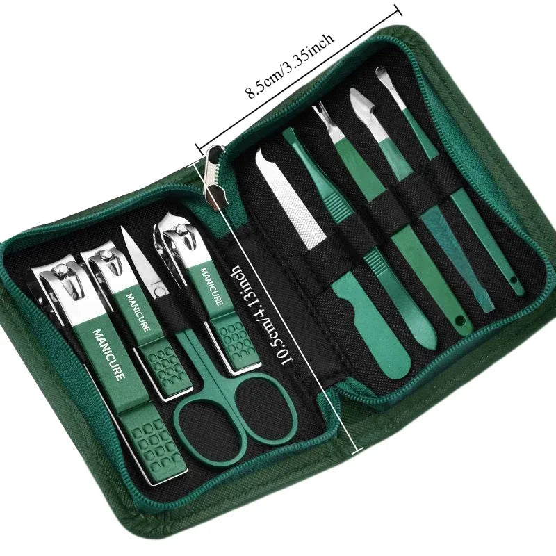 LUXE LINE Manicure Set with Leather Case