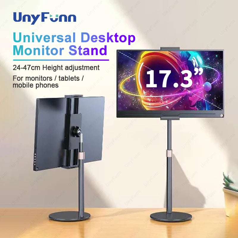 LUXE LINE Adjustable Height Desktop Monitor & Tablet Stand
