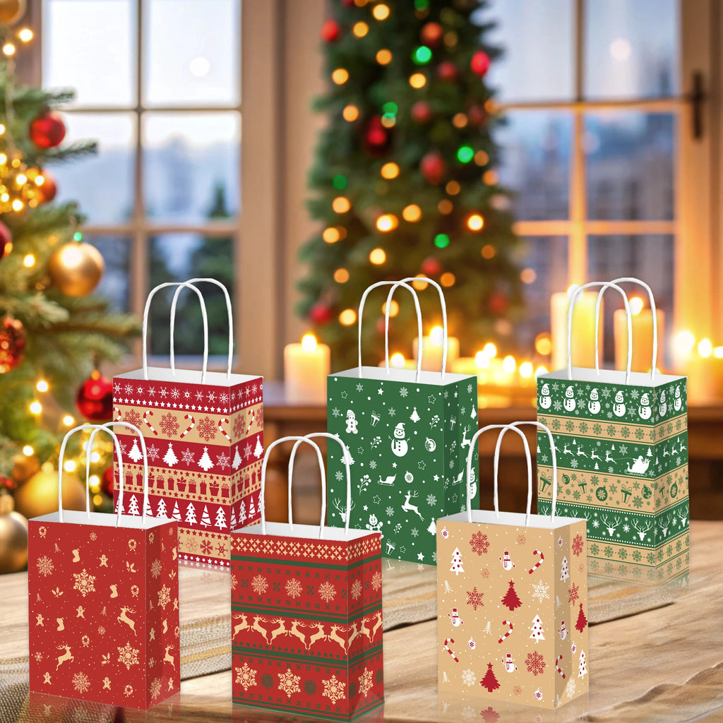 Christmas Gift Bags with Handle