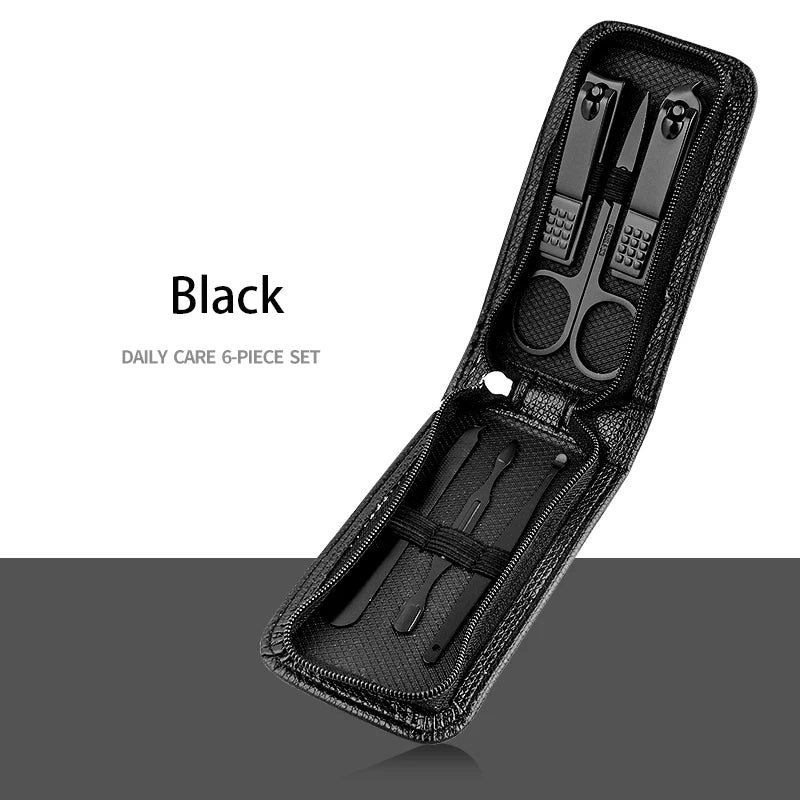 LUXE LINE Manicure Set with Leather Case