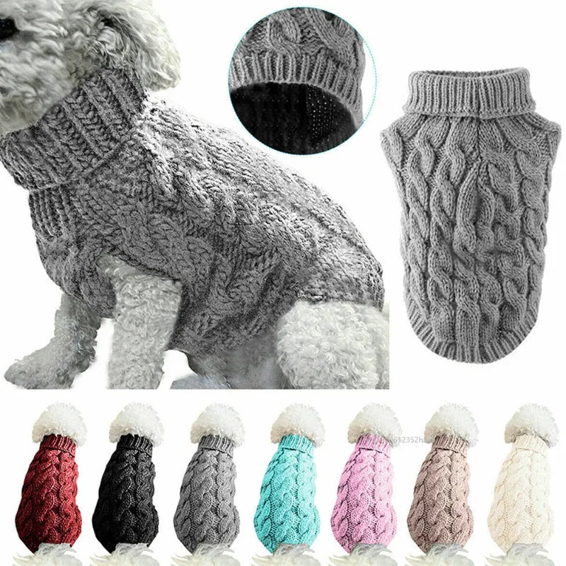 LUXE LINE Knitted Pet Sweater – Small & Medium Dogs, S–XL