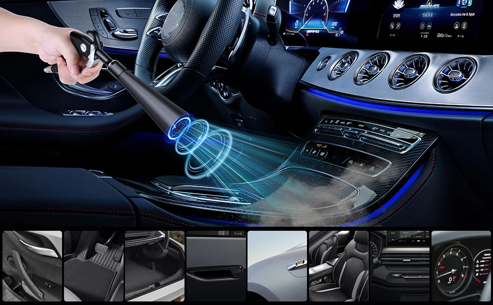 Car Cleaning Gun High Pressure Air Blow Gun Car Detailing Dry Washing Professional Car Interior Cleaning Tools