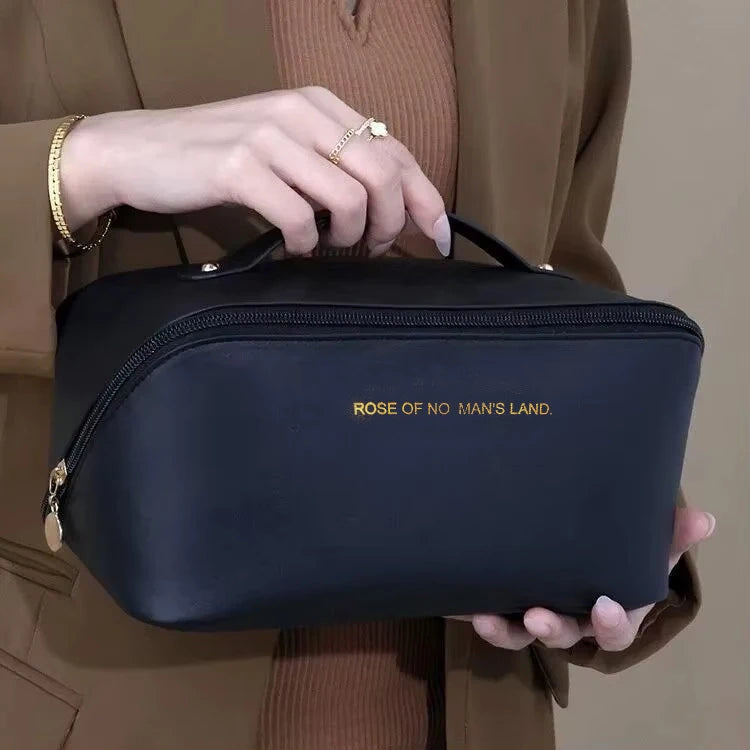 LUXE LINE Makeup Organizer Female Toiletry Kit Bag – Luxury Travel Cosmetic Case