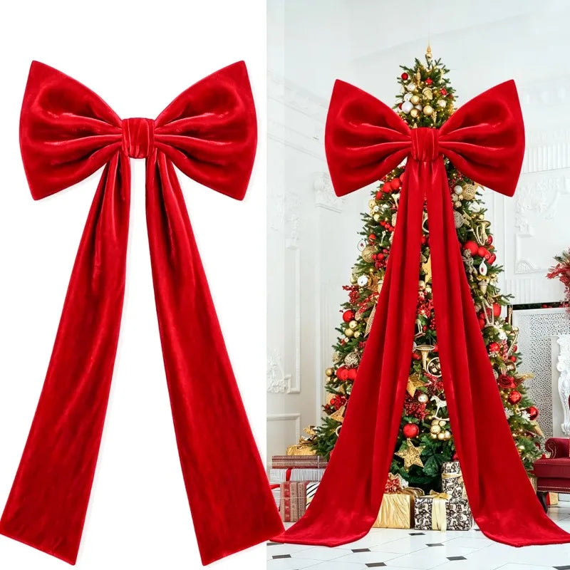 Christmas Bow Tree Topper & Wreath Ornament
