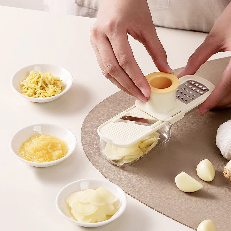 3-in-1 Garlic Grinder & Mini Food Processor