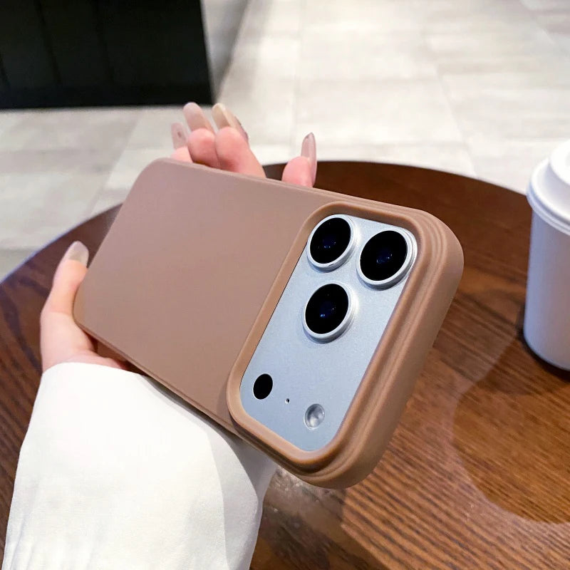 LUXE LINE Luxury Candy Color Matte Silicone iPhone Case