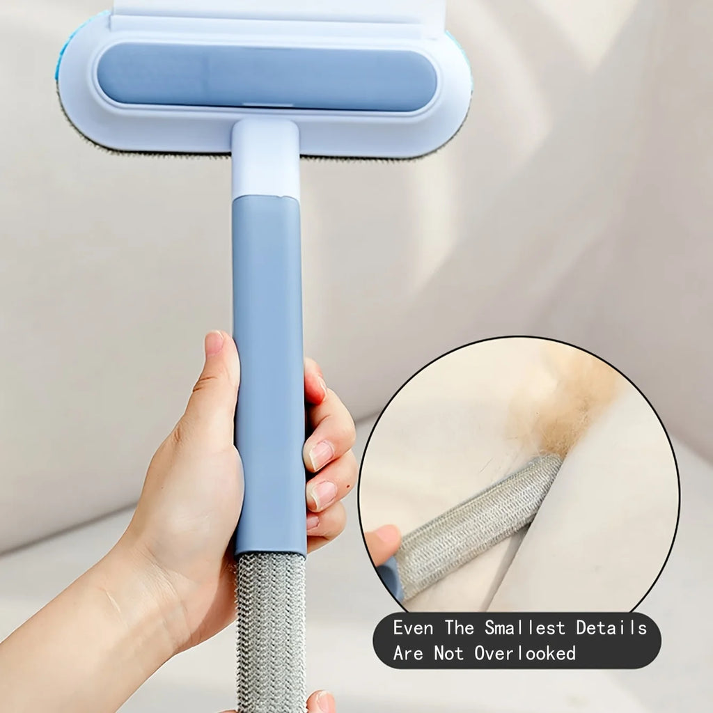 Remover with Long Handle Multi-Functional Pet Hair, Durable Nylon Material,Perfect for Cleaning Cat and Dog Fur from Beds&Sofas