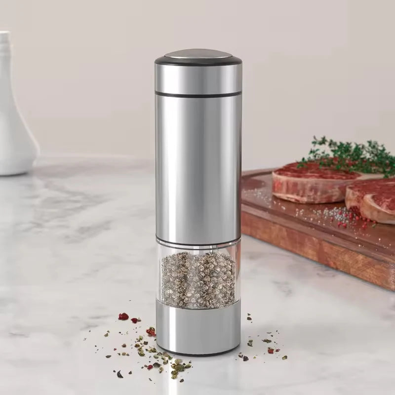 Electric Salt & Pepper Grinder Set with LED