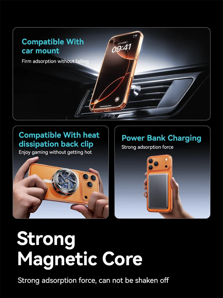 LUXE LINE Joyroom Magnetic Clear iPhone Case