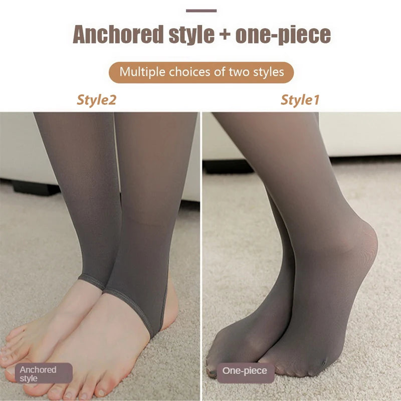 Thermal Fleece Pantyhose Tights