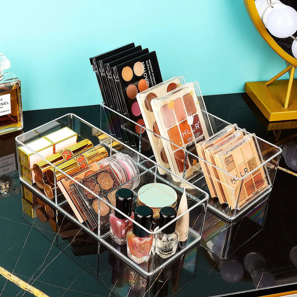 LUXE LINE Makeup Organizer for Drawer & Vanity – Countertop & Cabinet Storage Box