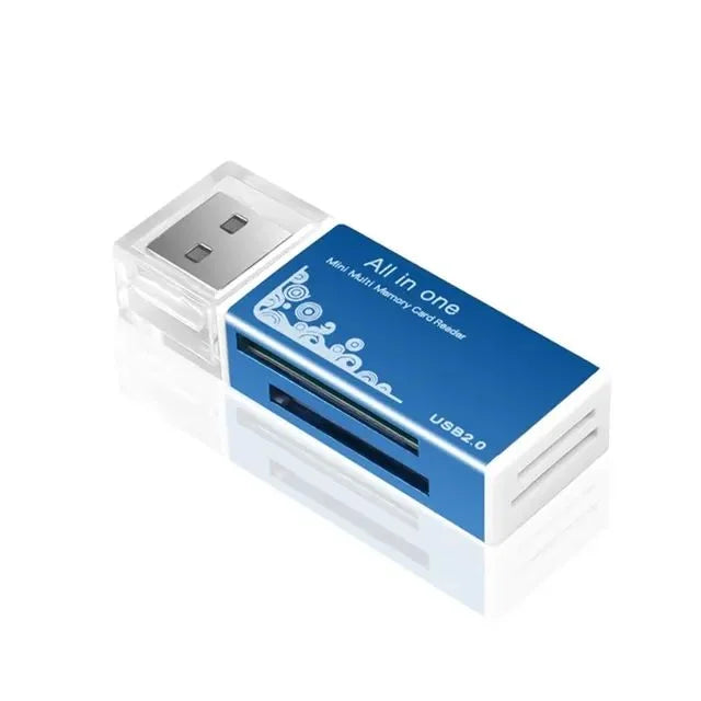 LUXE LINE 2-in-1 USB 3.0 Card Reader – MiniSD, TF & Flash Drive Adapter