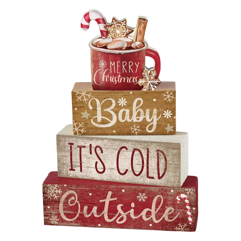 Christmas Tiered Tray Decor