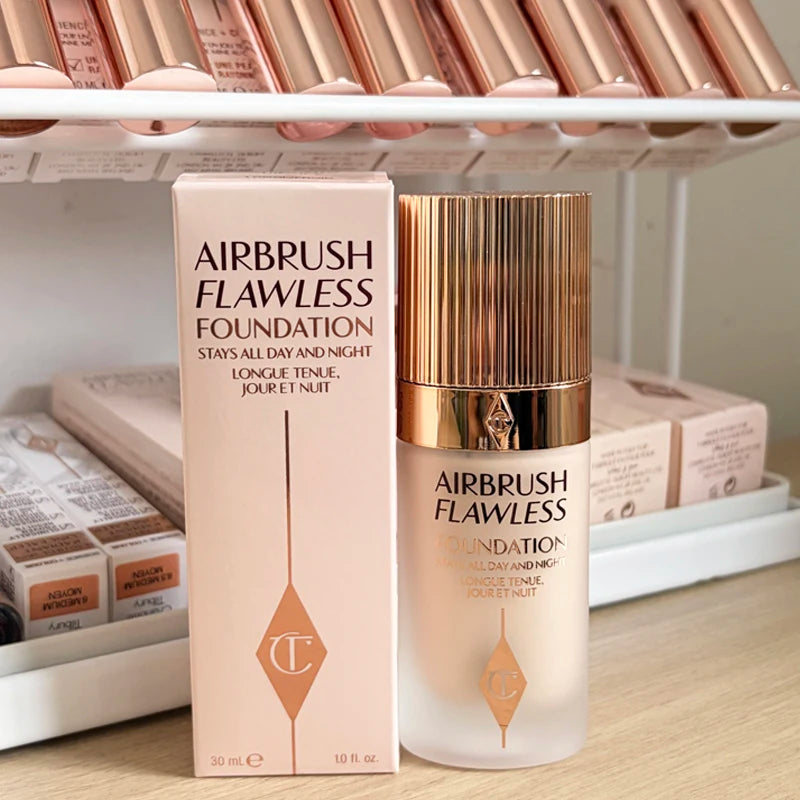 LUXE LINE Charlotte 4-Color Liquid Foundation & Air Cushion – Micro Light Concealer