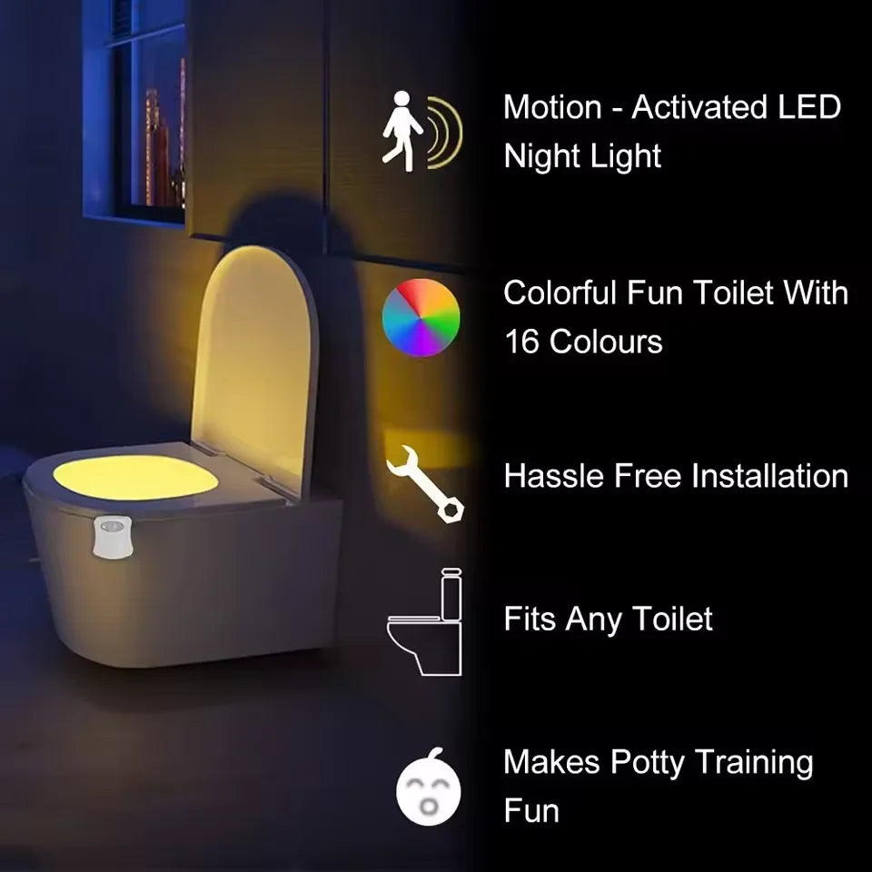 LUXE LINE Motion Sensor RGB Night Light 8/16 Colors