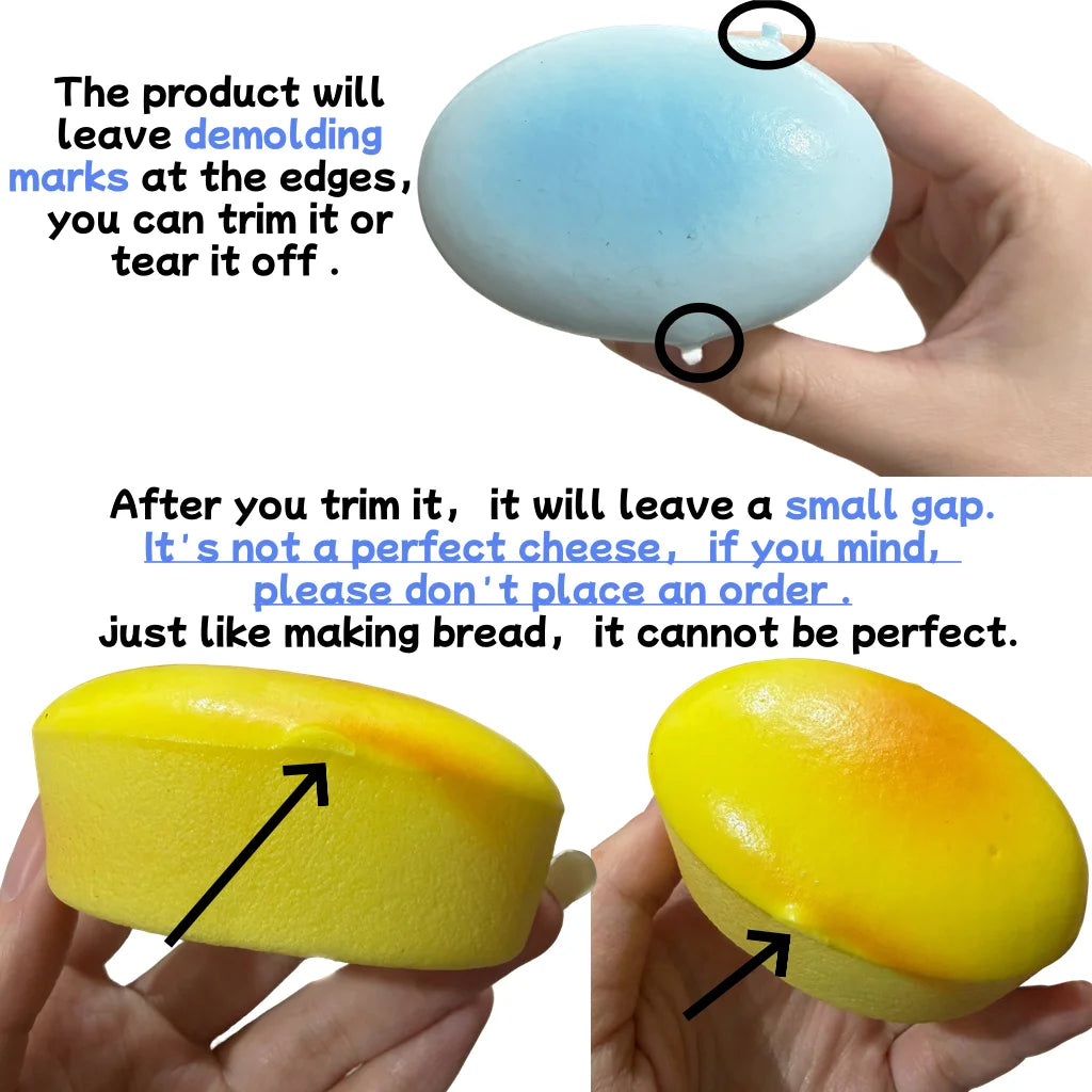 Cheese Cake Squishy Squeeze Toy