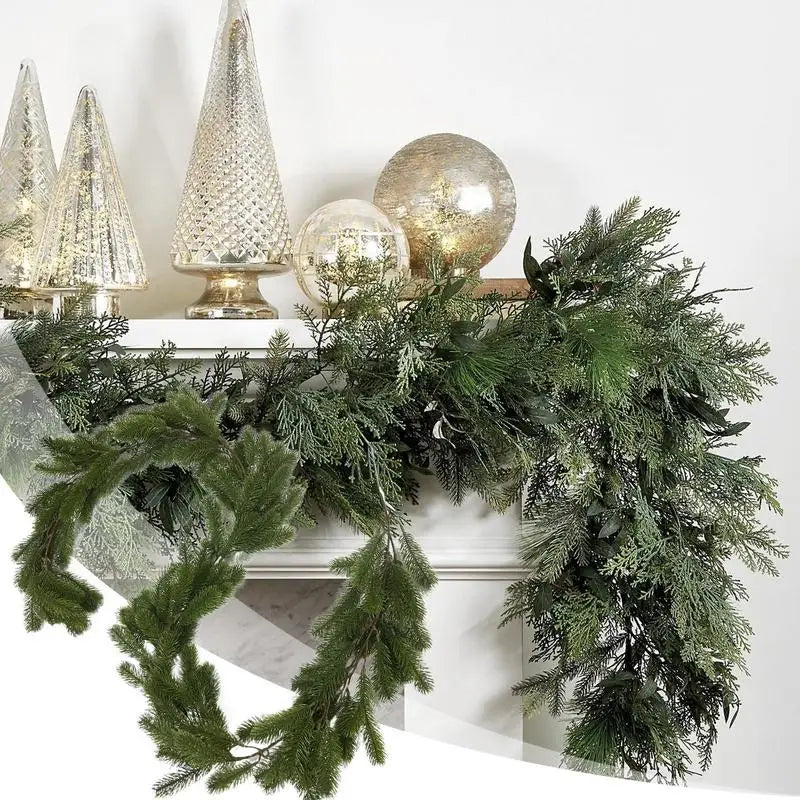 Christmas Pine Garland Real Touch