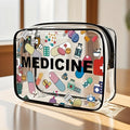 LUXE LINE Large Capacity Medicine & Travel Cosmetic Bag