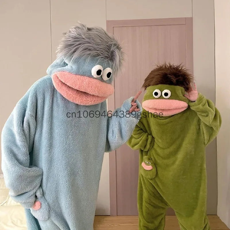 Adults Big Silly Mouth Monster Onesie