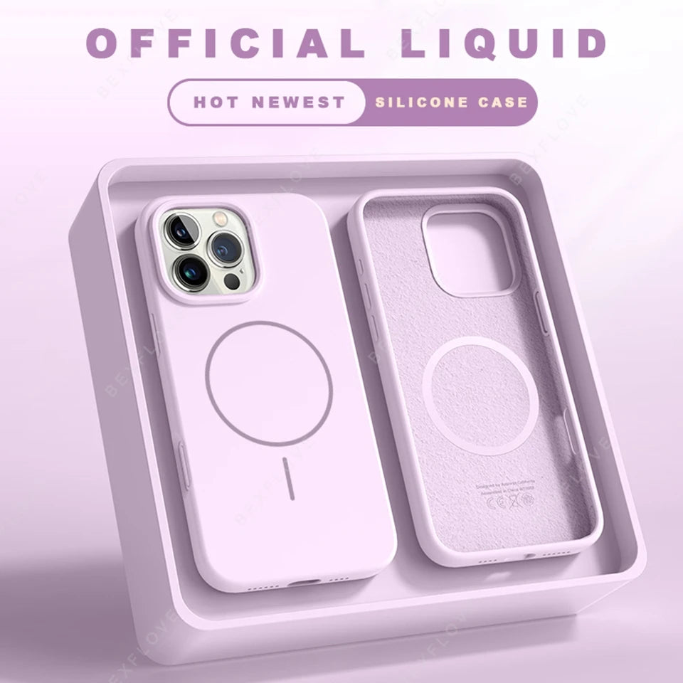 LUXE LINE Magnetic Phone Case for iPhone