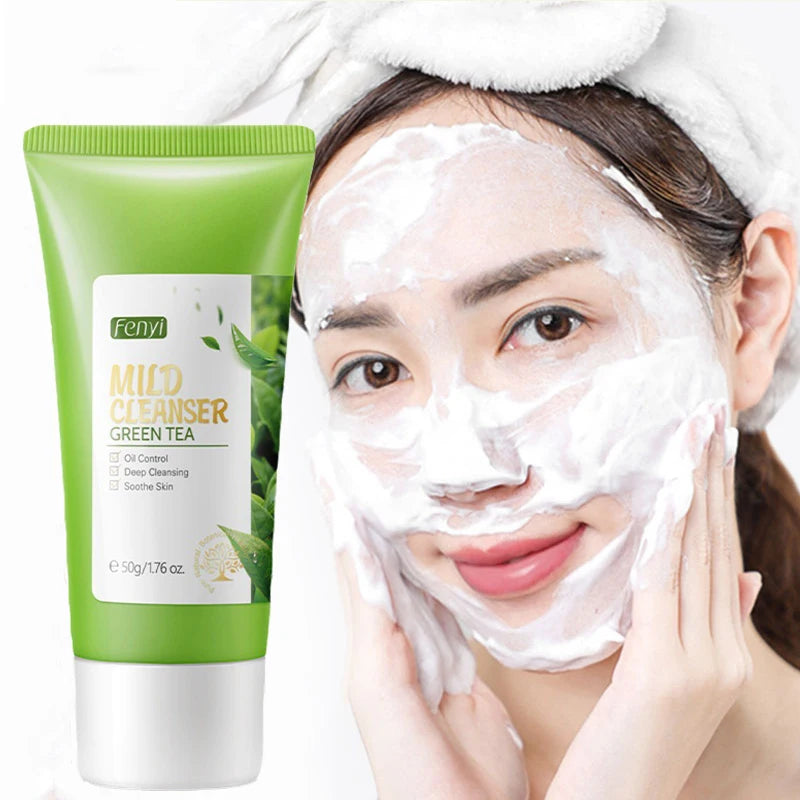 Facial Products Kit Sakura / Green Tea Face Cream