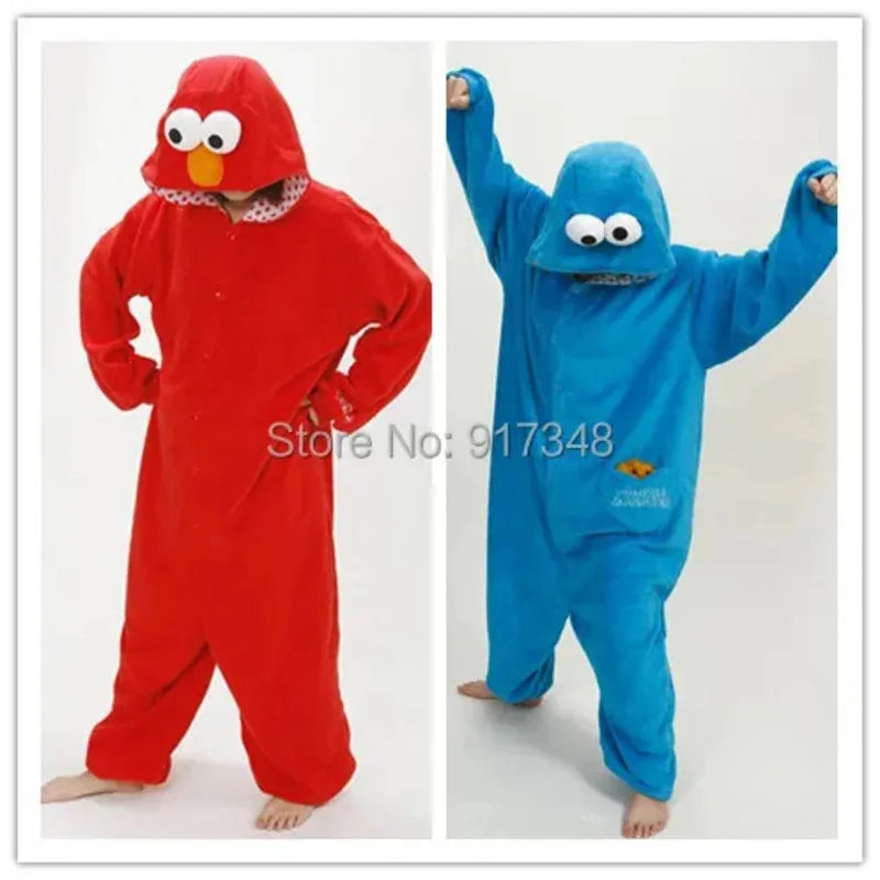 ELMO and COOKIE MONSTER Onesie