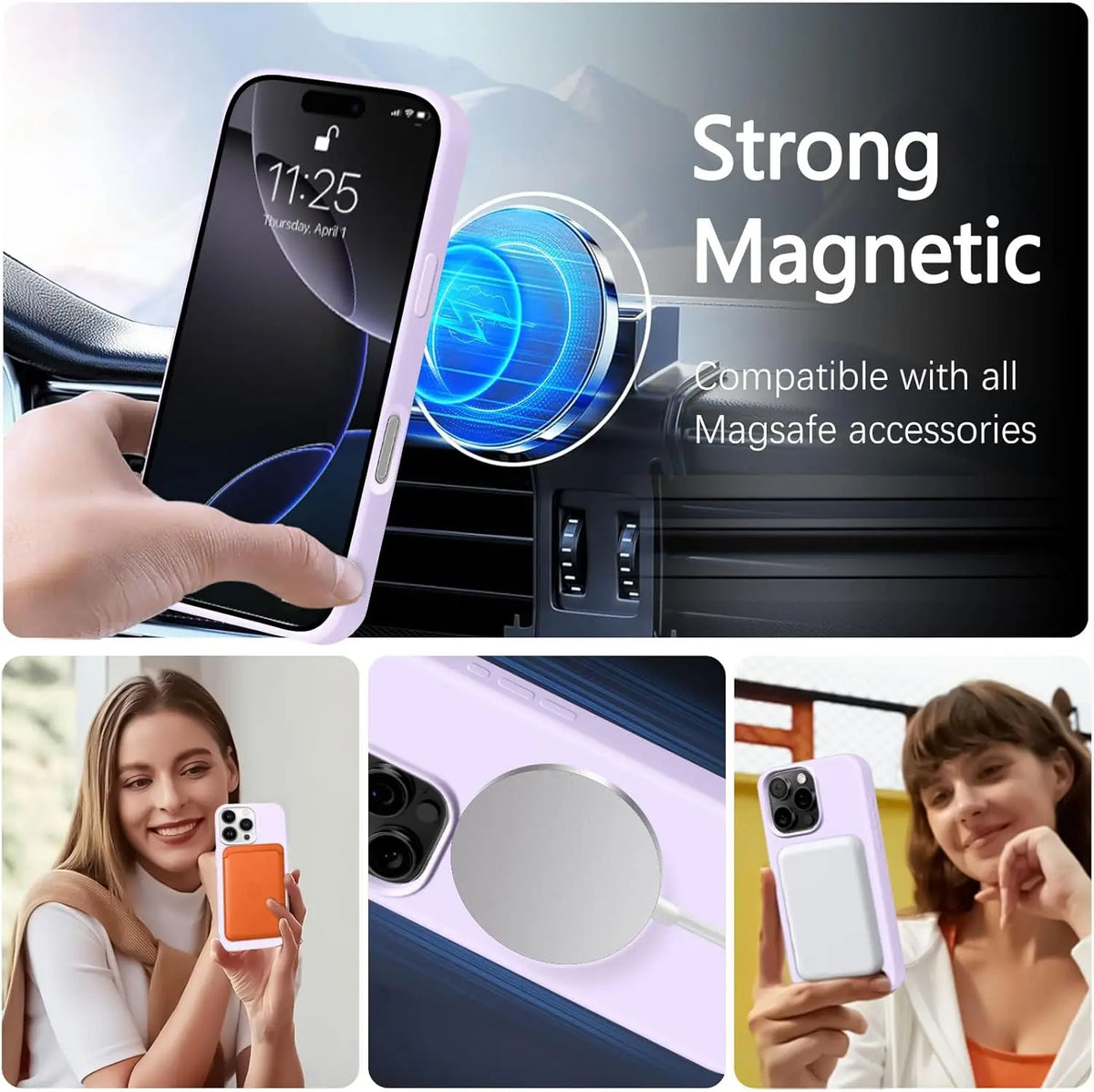 LUXE LINE Magnetic Phone Case for iPhone