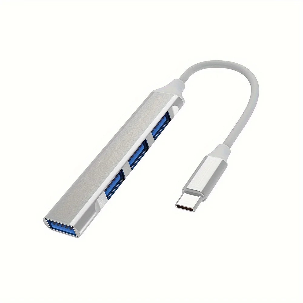 LUXE LINE 4-Port Type-C USB Hub – OTG Adapter for MacBook & Laptops