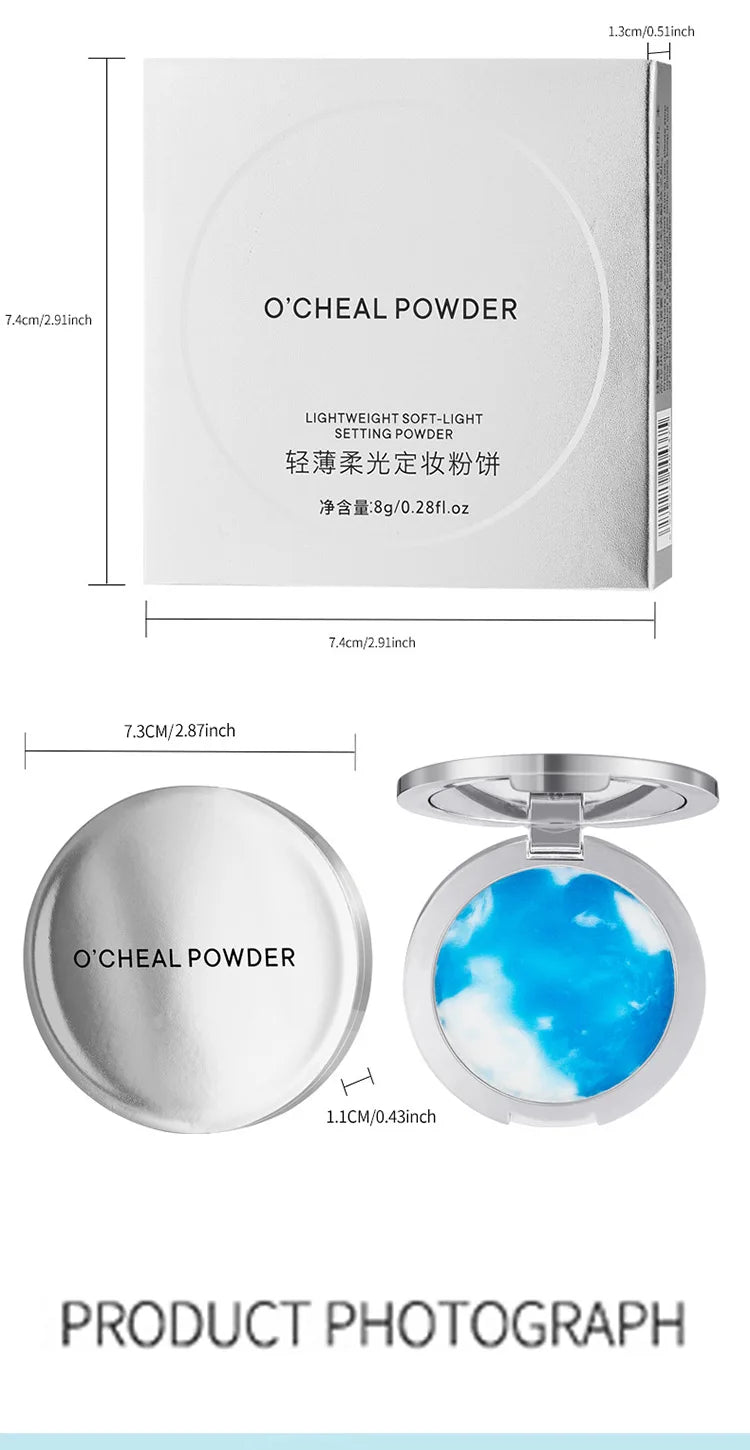 LUXE LINE Matte Concealer Setting Powder – Long-Lasting Anti-Fade Brightening