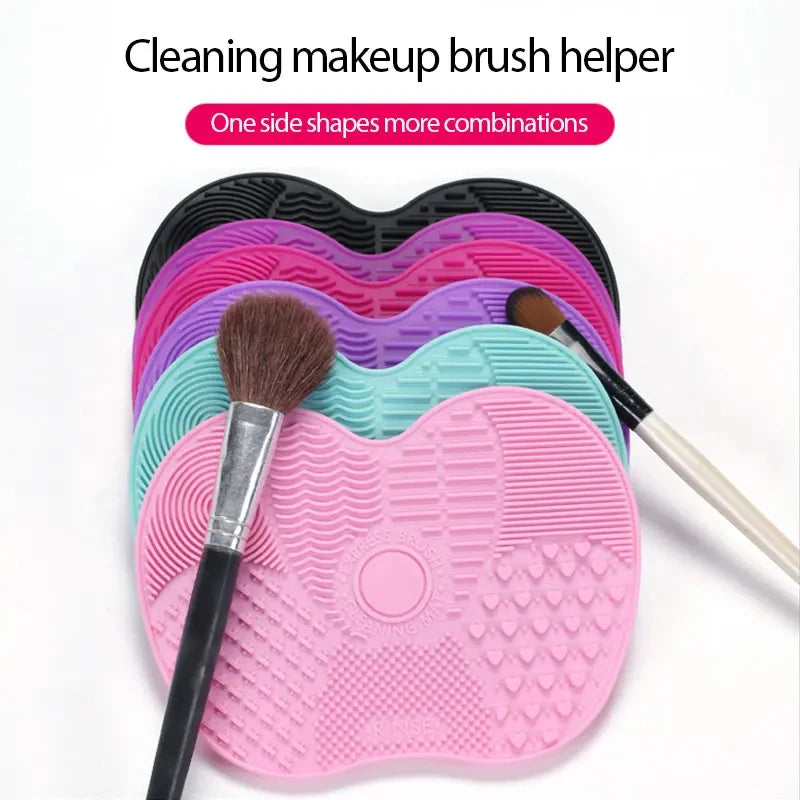 LUXE LINE Silicone Makeup Brush Cleaner Gel & Scrubber Pad
