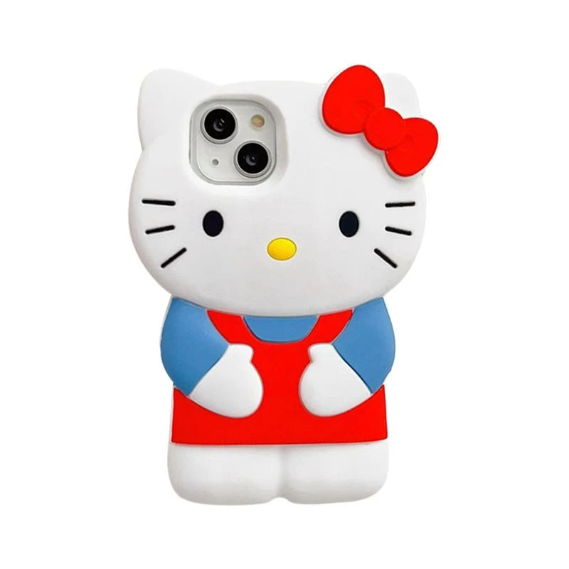 LUXE LINE Sanrio Hello Kitty 3D Bow Silicone iPhone Case