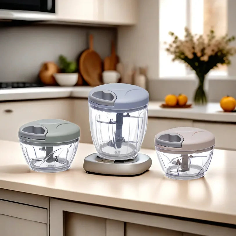 Manual Rope Vegetable Slicer & Food Processor