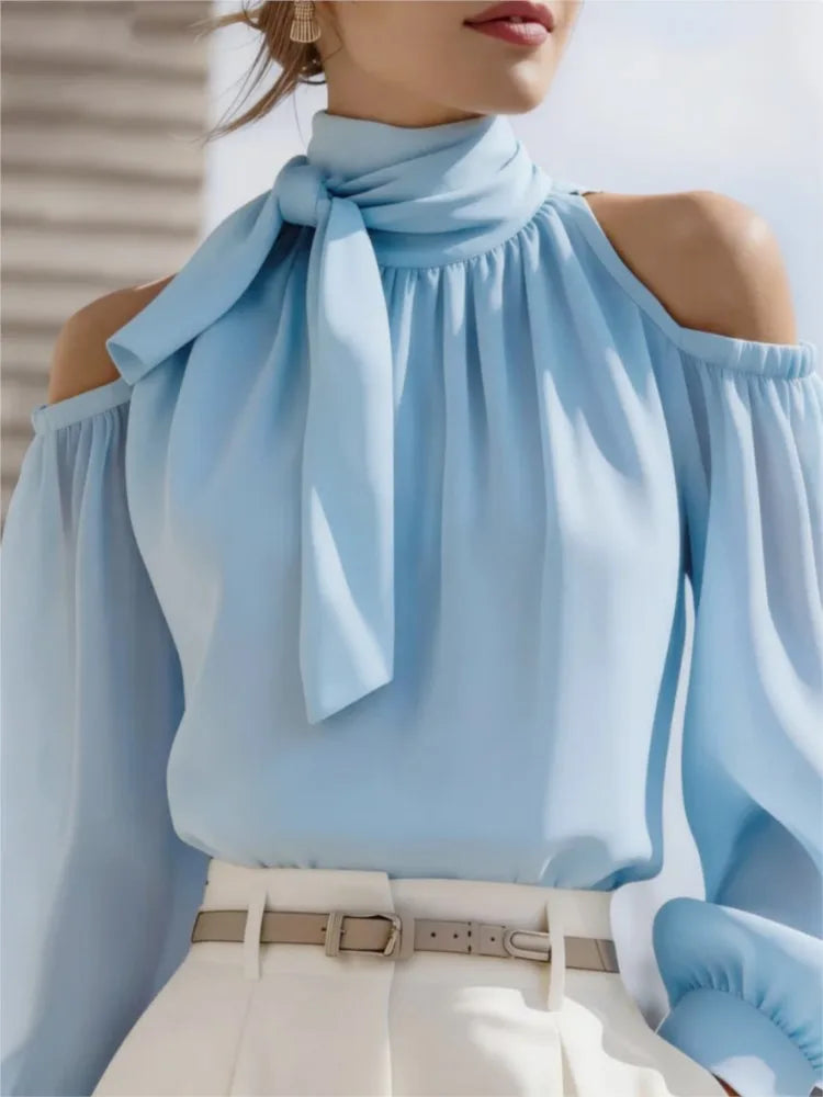 Women White Off Shoulder Blouse