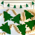 Rustic Farmhouse Christmas Garland Banner